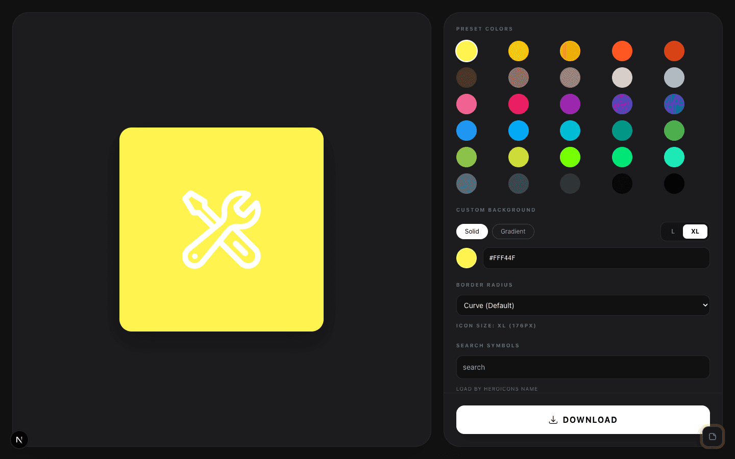 Icon Generator — Custom App Icons in the Browser