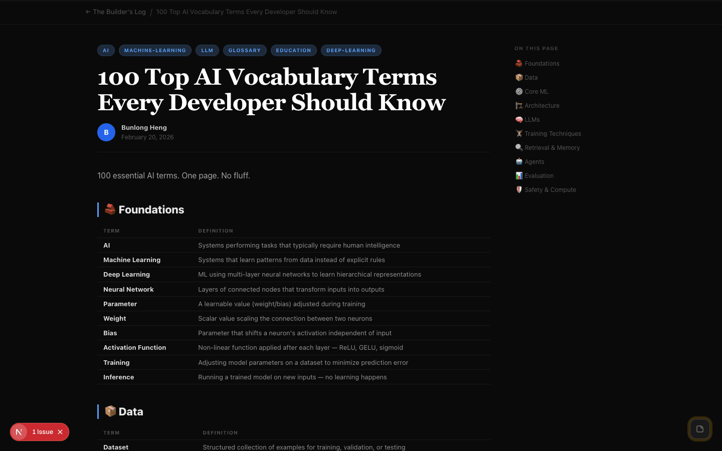 100 Top AI Vocabulary Terms Every Developer Should Know