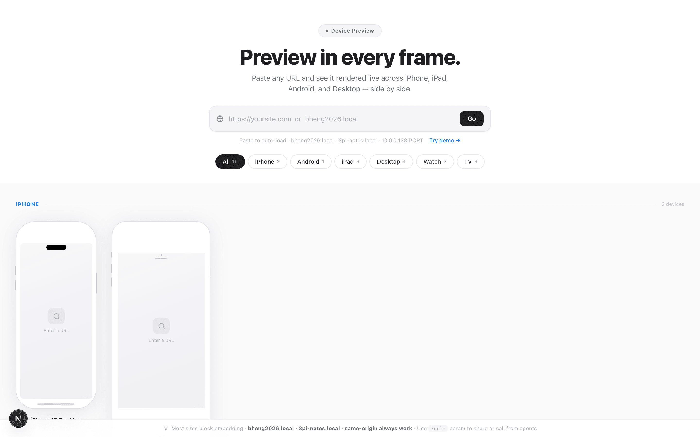 Device Frames — Screenshot Mockup Generator