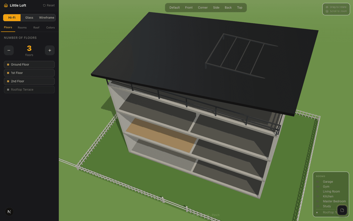 Little Loft — 3D House Visualizer