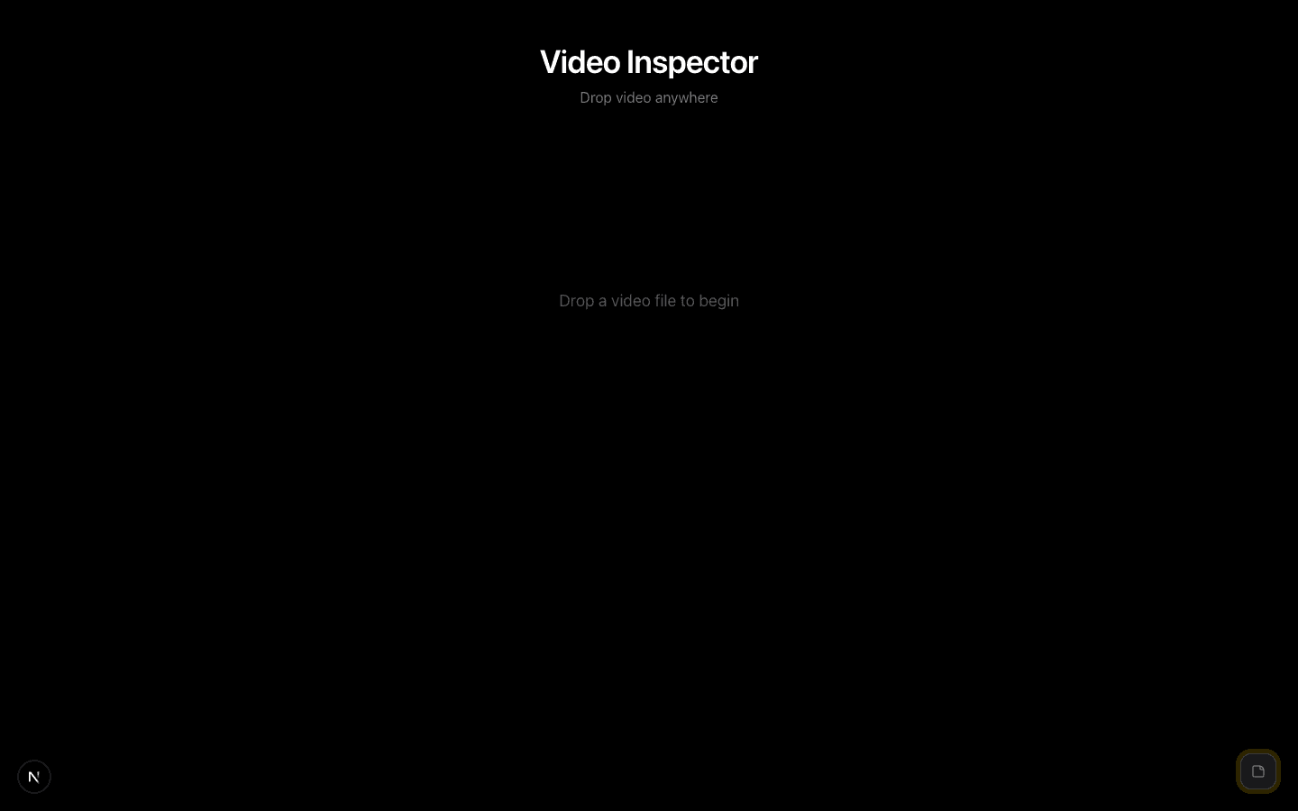 Video Inspector — Instant File Metadata
